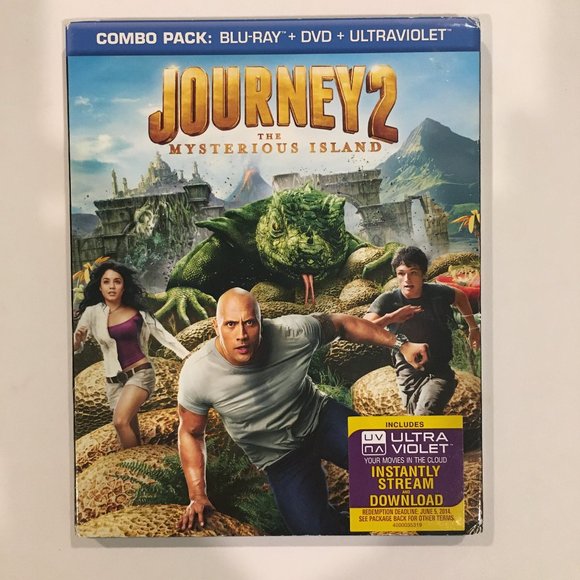 New Line Cinema JOURNEY 2 THE MYSTERIOUS ISLAND Blu-Ray & DVD Set - Picture 3 of 5